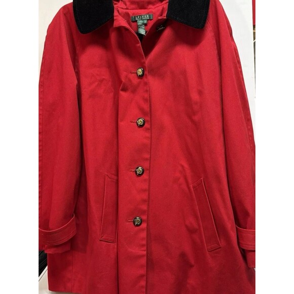 LRL Ralph Lauren 2X  Red Equestrian  Chore Coat Jacket Country Plus Size - Picture 1 of 16